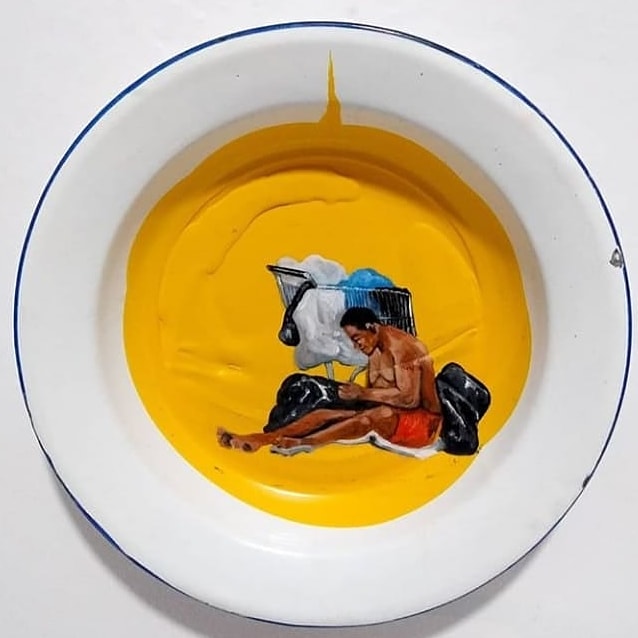 Untitled - I am black, the hunger is yellow and it really hurts (Tribute to Carolina de Jesus) Series